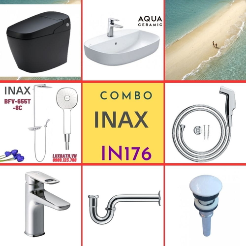 Combo thiết bị vệ sinh Inax IN176