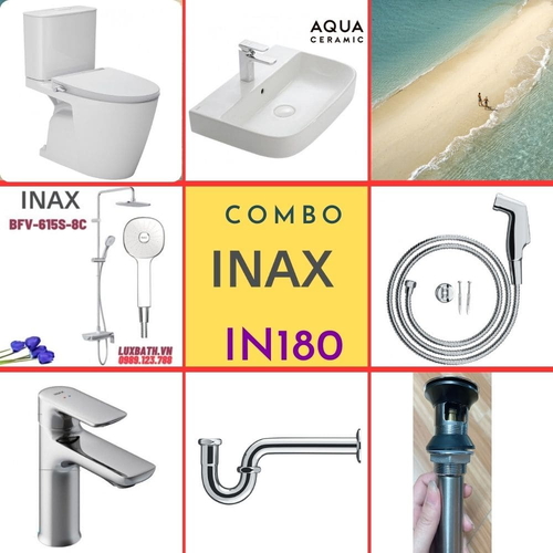 Combo thiết bị vệ sinh Inax IN180