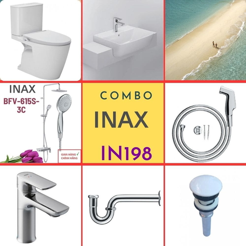 Combo thiết bị vệ sinh Inax IN198