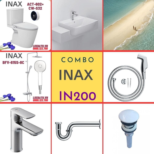 Combo thiết bị vệ sinh Inax IN200