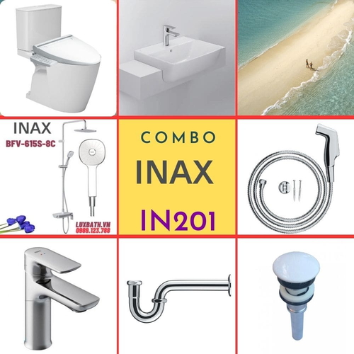 Combo thiết bị vệ sinh Inax IN201