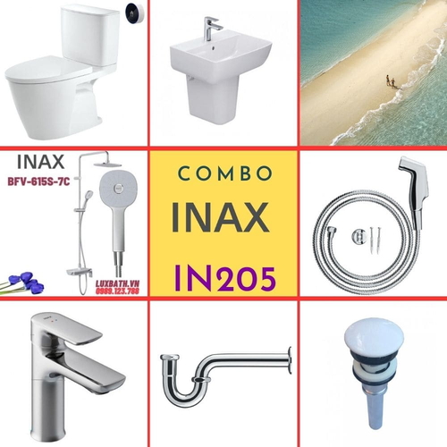 Combo thiết bị vệ sinh Inax IN205