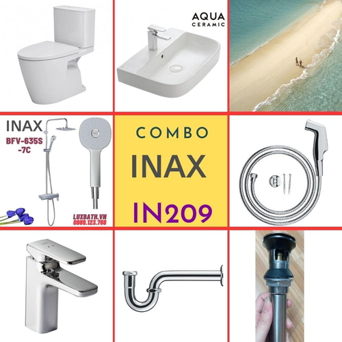 Combo thiết bị vệ sinh Inax IN209