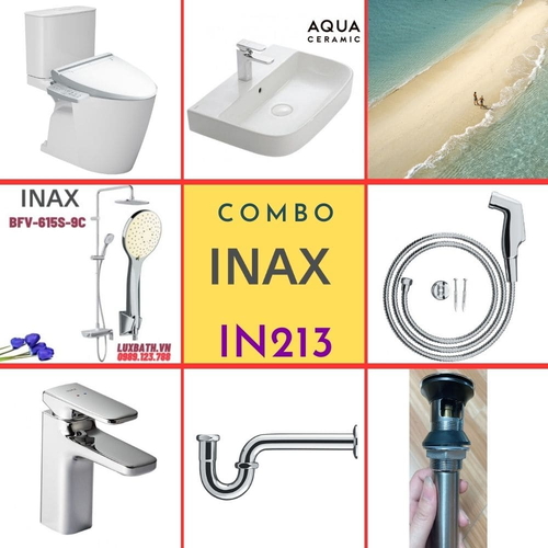 Combo thiết bị vệ sinh Inax IN213