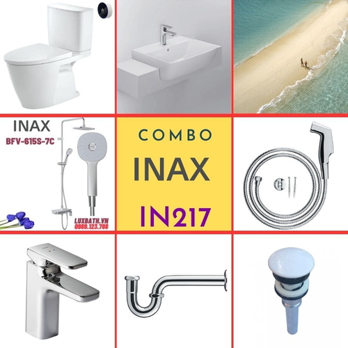 Combo thiết bị vệ sinh Inax IN217