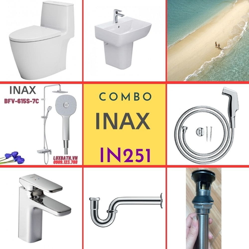 Combo thiết bị vệ sinh Inax IN251