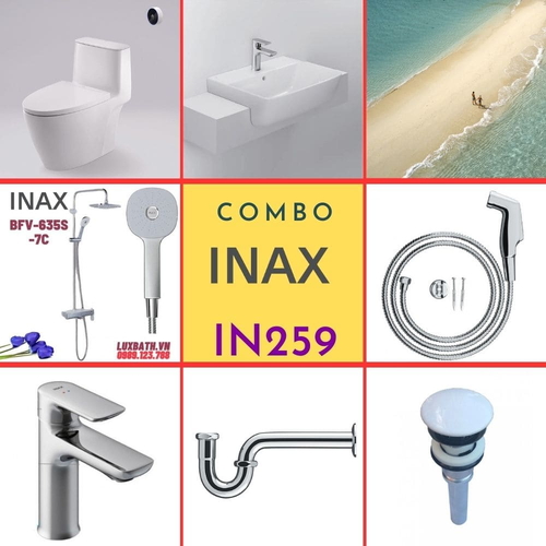 Combo thiết bị vệ sinh Inax IN259