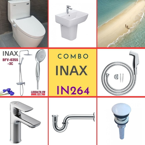 Combo thiết bị vệ sinh Inax IN264