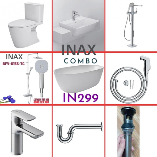 Combo thiết bị vệ sinh Inax IN299