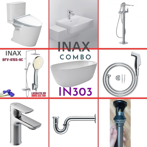 Combo thiết bị vệ sinh Inax IN303