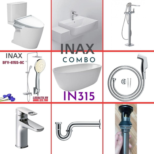 Combo thiết bị vệ sinh Inax IN315