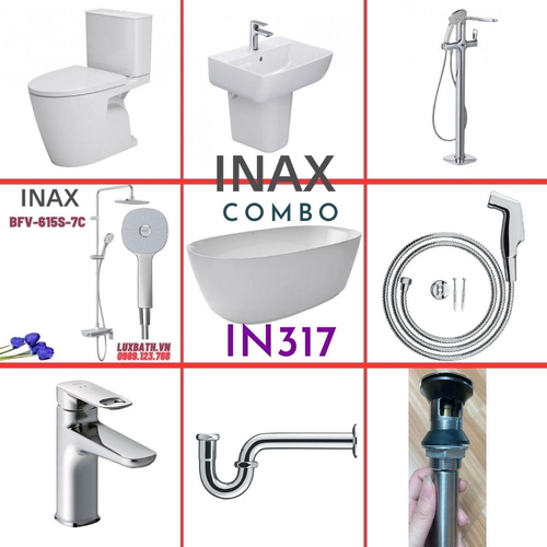 Combo thiết bị vệ sinh Inax IN317