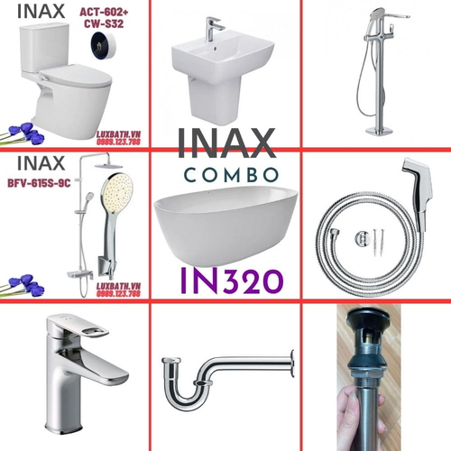Combo thiết bị vệ sinh Inax IN320