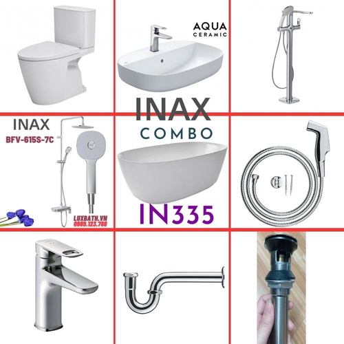 Combo thiết bị vệ sinh Inax IN335
