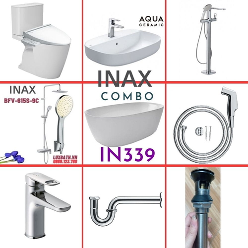 Combo thiết bị vệ sinh Inax IN339