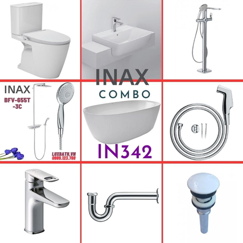 Combo thiết bị vệ sinh Inax IN342