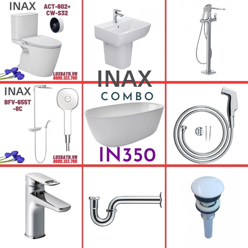 Combo thiết bị vệ sinh Inax IN350
