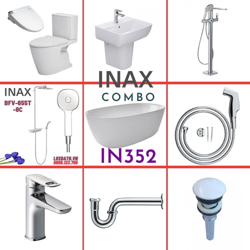 Combo thiết bị vệ sinh Inax IN352