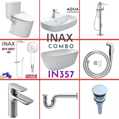 Combo thiết bị vệ sinh Inax IN357