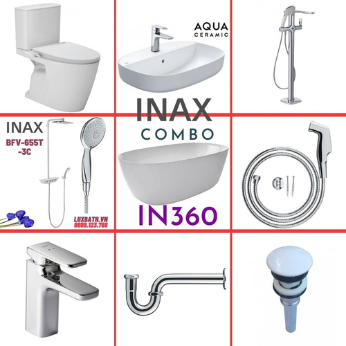 Combo thiết bị vệ sinh Inax IN360
