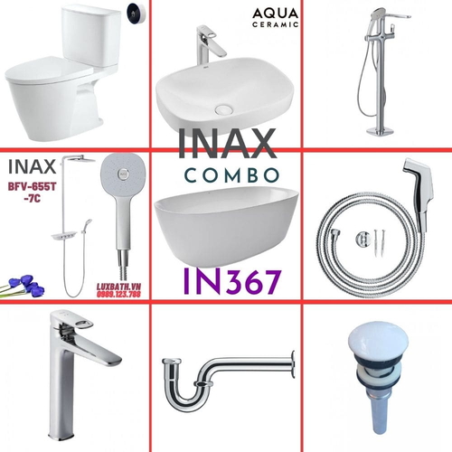 Combo thiết bị vệ sinh Inax IN367