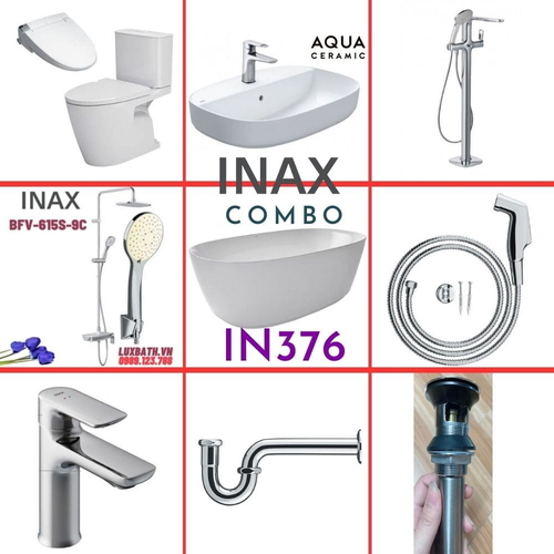 Combo thiết bị vệ sinh Inax IN376
