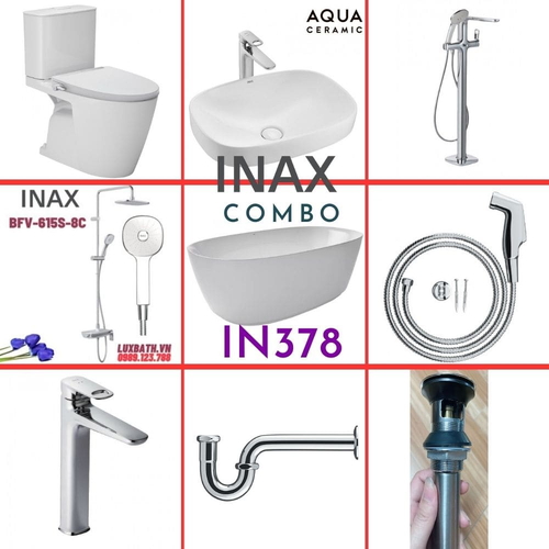 Combo thiết bị vệ sinh Inax IN378