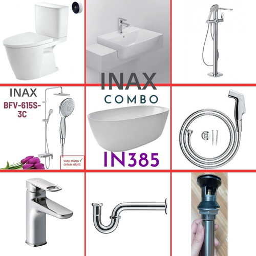 Combo thiết bị vệ sinh Inax IN385