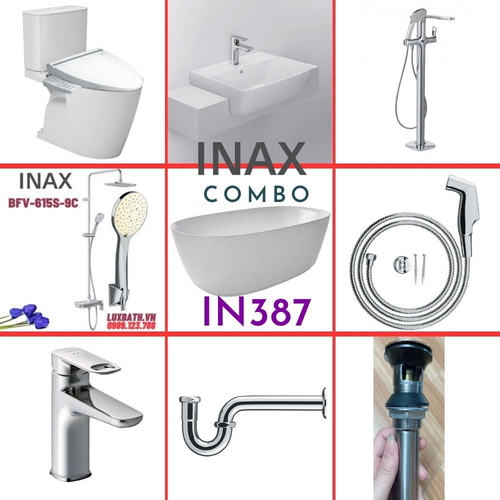 Combo thiết bị vệ sinh Inax IN387