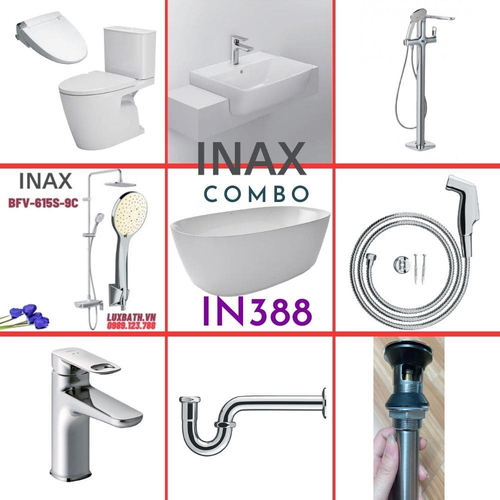 Combo thiết bị vệ sinh Inax IN388