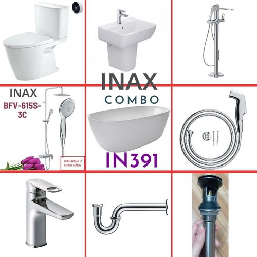 Combo thiết bị vệ sinh Inax IN391