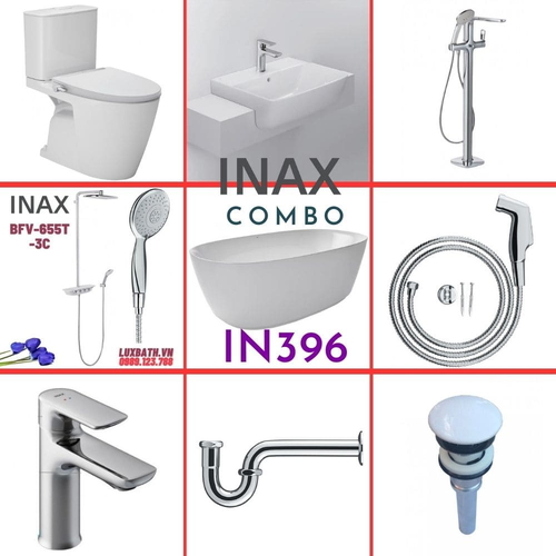 Combo thiết bị vệ sinh Inax IN396