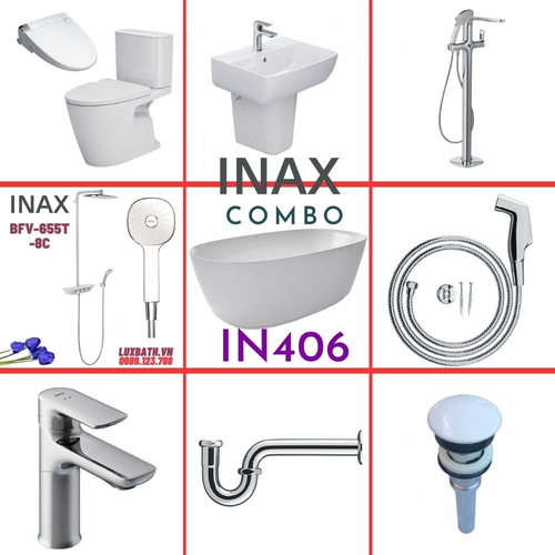 Combo thiết bị vệ sinh Inax IN406