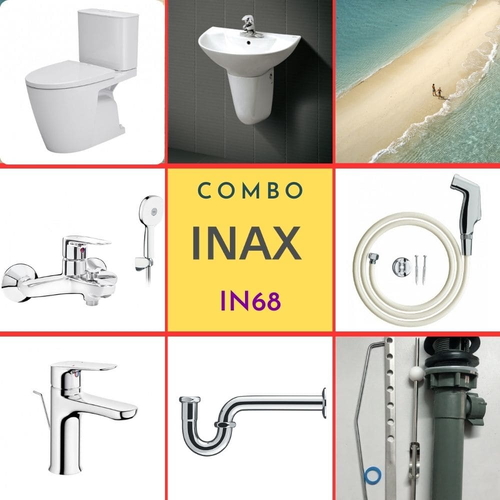 Combo thiết bị vệ sinh Inax IN68