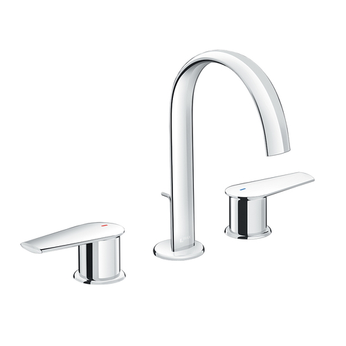 Vòi chậu rửa mặt lavabo 3 chân nóng lạnh Inax LFV-7100B