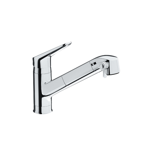 Vòi rửa chén bát nóng lạnh Inax JF-6450SX dây rút