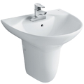 Chân ngắn chậu rửa lavabo inax L-288VC treo tường