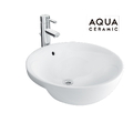 Chậu rửa lavabo bán âm Inax AL-333V men Aqua Ceramic