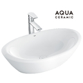 Chậu rửa lavabo đặt bàn Inax AL-465V men Aqua Ceramic