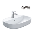 Chậu rửa lavabo đặt bàn Inax AL-652VGC men Aqua Ceramic