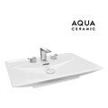 Chậu rửa lavabo đặt bàn Inax AL-S630VFC men Aqua Ceramic