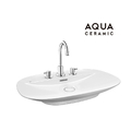 Chậu rửa lavabo đặt bàn Inax AL-S640VFC men Aqua Ceramic