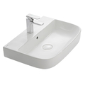 Chậu rửa mặt lavabo Inax AL-632VFC bán âm men Aqua Ceramic