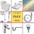 Combo thiết bị vệ sinh Inax IN136