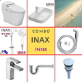 Combo thiết bị vệ sinh Inax IN138