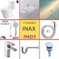Combo thiết bị vệ sinh Inax IN217