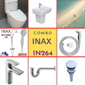 Combo thiết bị vệ sinh Inax IN264