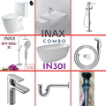 Combo thiết bị vệ sinh Inax IN301
