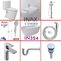 Combo thiết bị vệ sinh Inax IN324