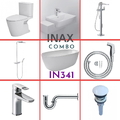 Combo thiết bị vệ sinh Inax IN341